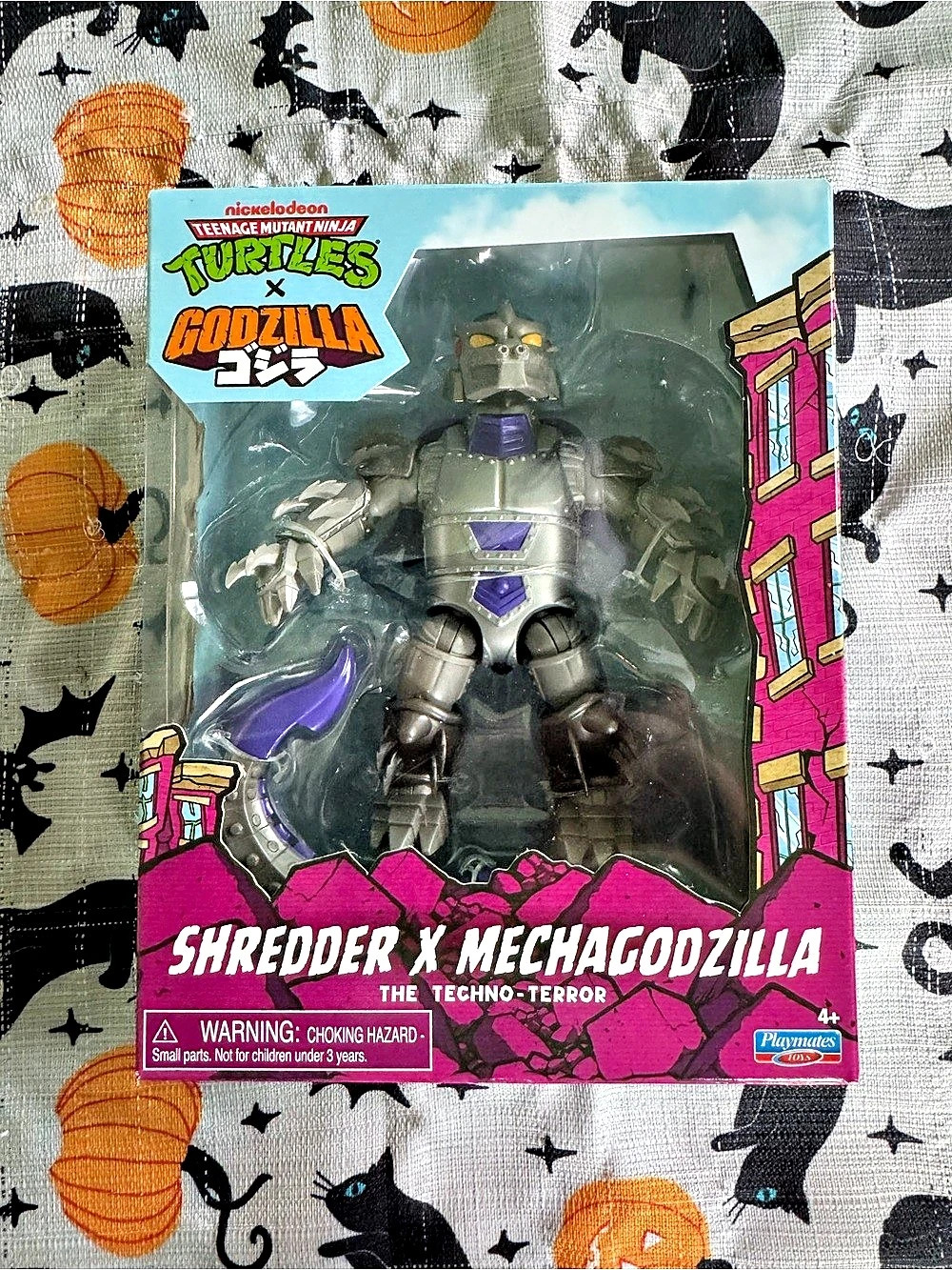 Playmates Shredder x MechaGodzilla Action Figure NWT Gray & Purple